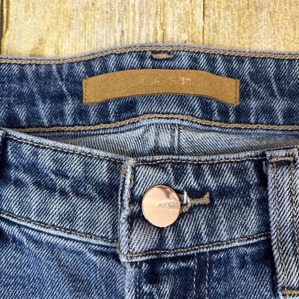 Joes Jeans the Lara Mid Rise Cigarette Ankle Raw Hem Womens Size 25 (26X27) NWT - Picture 9 of 15
